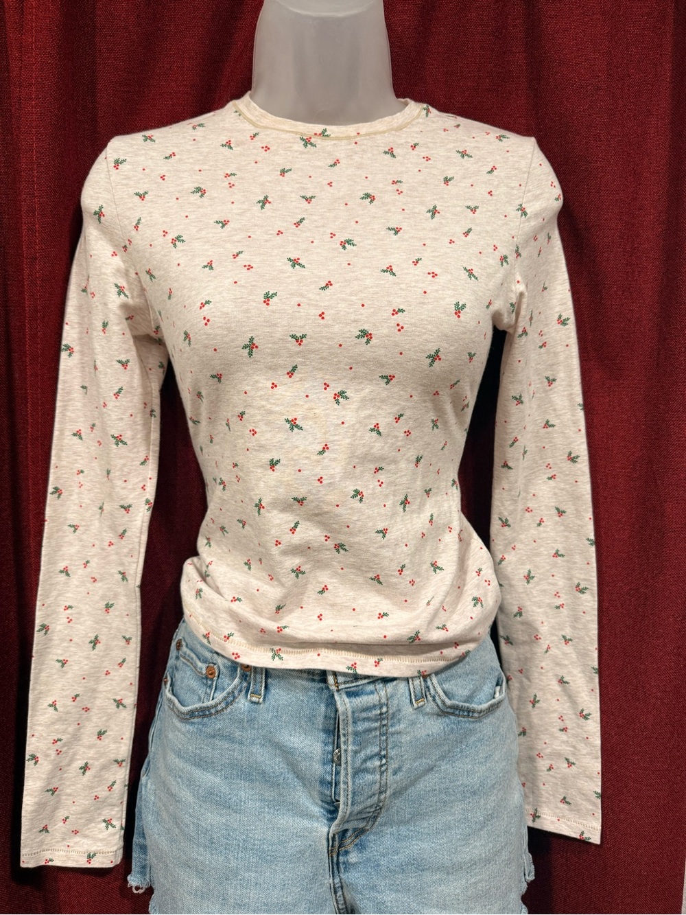 Skims cotton jersey oat meal holly collection